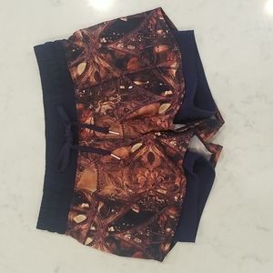 Calia Athletic Shorts Navy Blue Pattern Size: XS